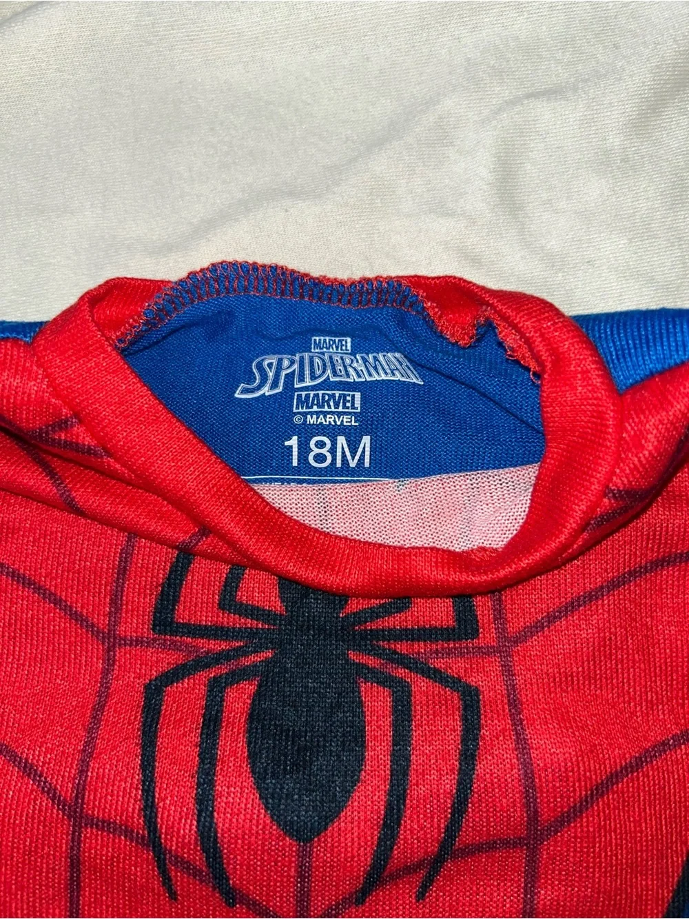 Marvel Red & Blue Spider-Man Pajama Set for Kids